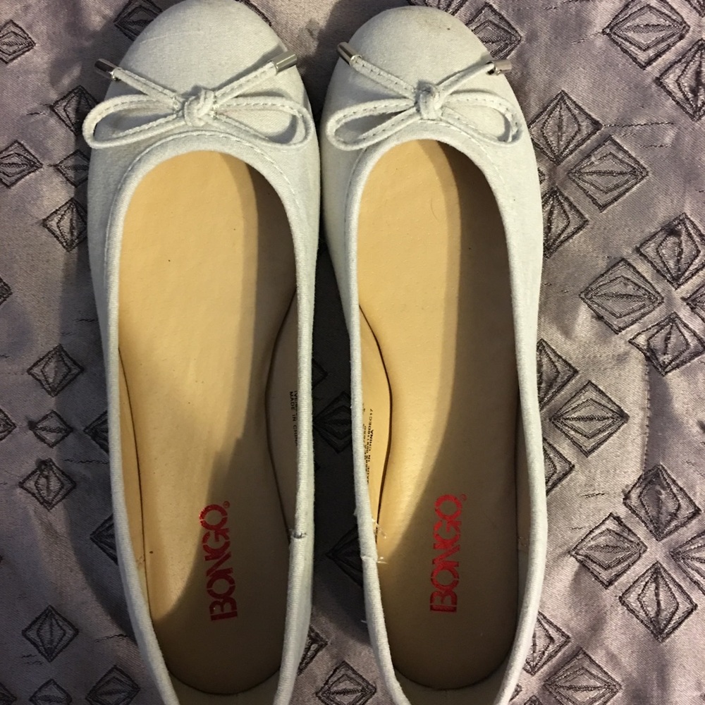 Grey Flats size 5 1/2